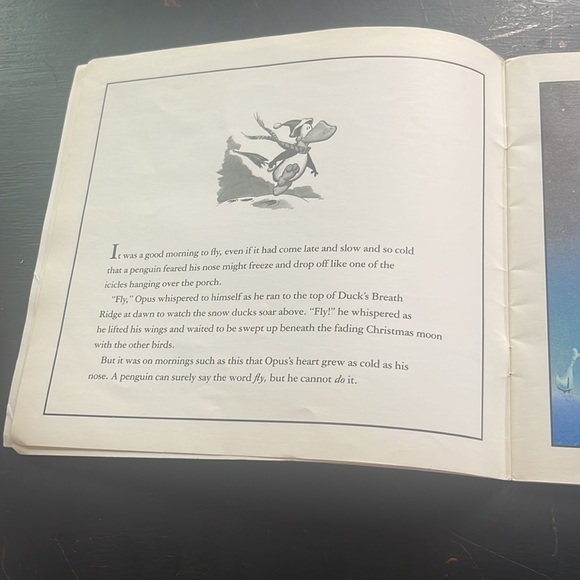 1992 Opus A Wish for Wings That Work an Opus Christmas Story vintage book - Picture 8 of 17